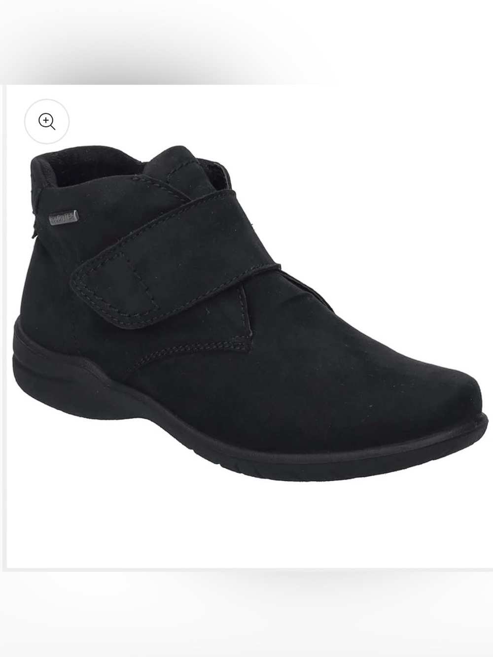 ROMIKA by Josef Seibel Helen Black Weatherproof Velcro strap Casual Ankle Boots